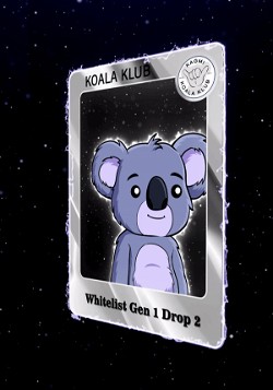 HBAR NFT Collection Koala Klub WL Pass